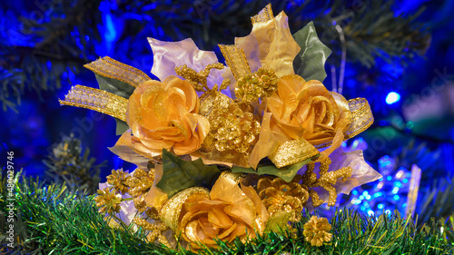 Christmas decorations on the Christmas tree