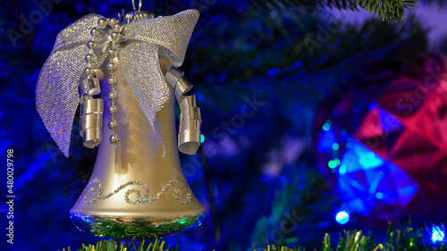 Christmas decorations on the Christmas tree