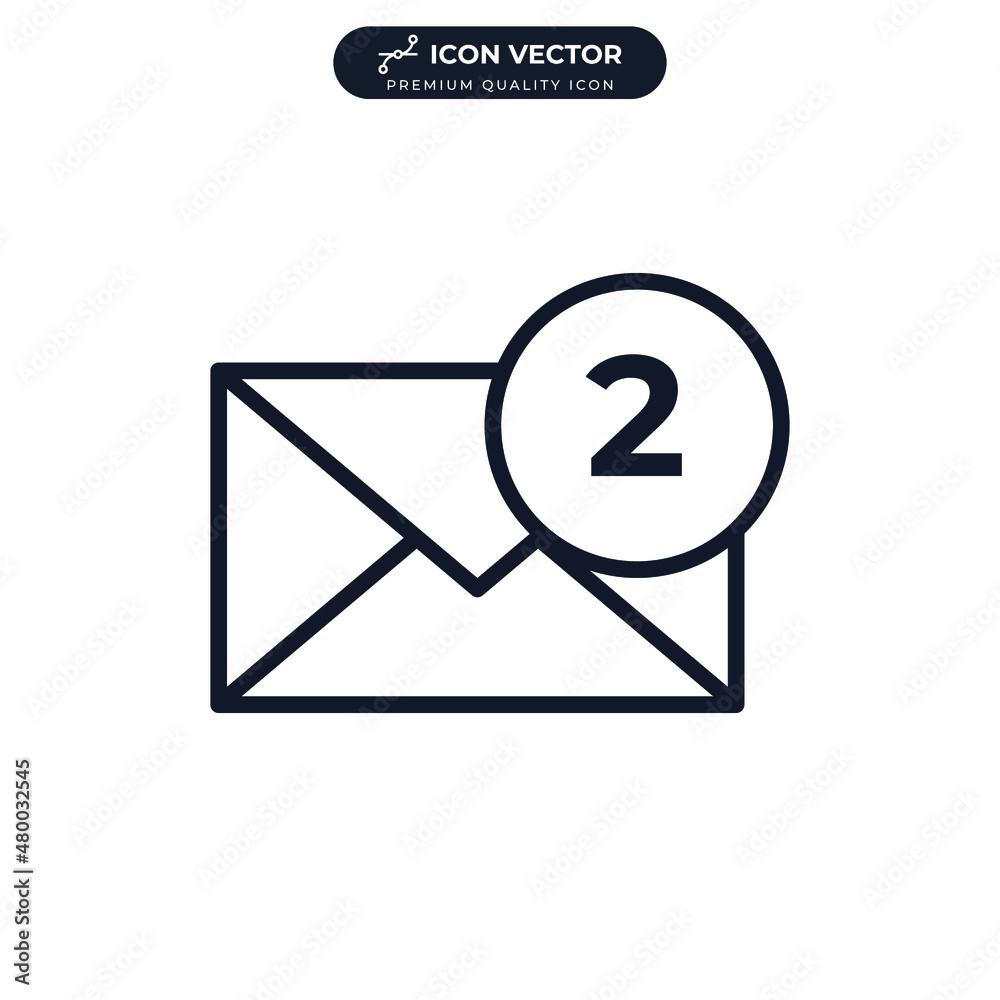 Direct message icon symbol template for graphic and web design collection logo vector illustration Direct message icon symbol template for graphic and web design collection logo vector illustration