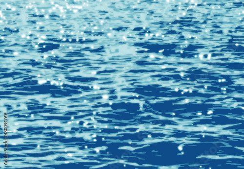 view of the water surface with shine