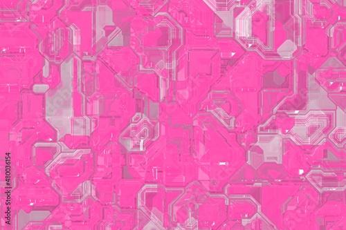 modern creative pink digital multi colored acid pattern digitally drawn background or texture illustration