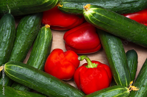 Vegetables in a box