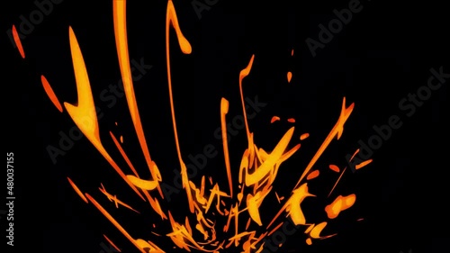 2D Cartoon FX Explosion effect
