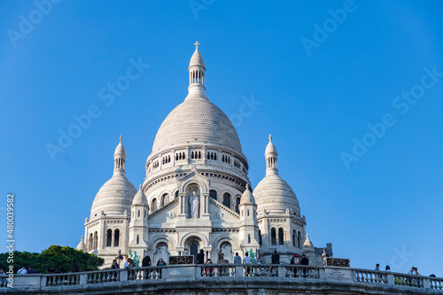 Fotografie, Obraz sacre coeur basilica in paris, france