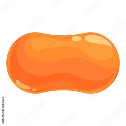 Cola jelly icon cartoon vector. Candy fruit. Sweet dessert