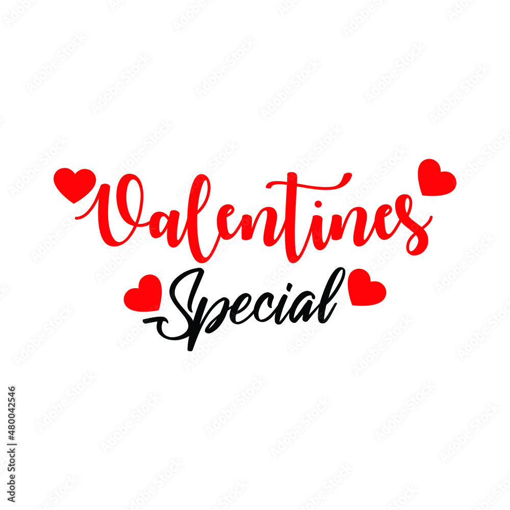 Happy Valentine's logo, Valentines Day greeting card banner template with typography text happy valentine`s day, Loveday, Special day. valentines sales off