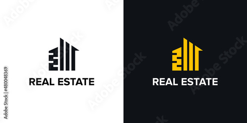 Modern real estate logo perfect for property, construction, real estate logo