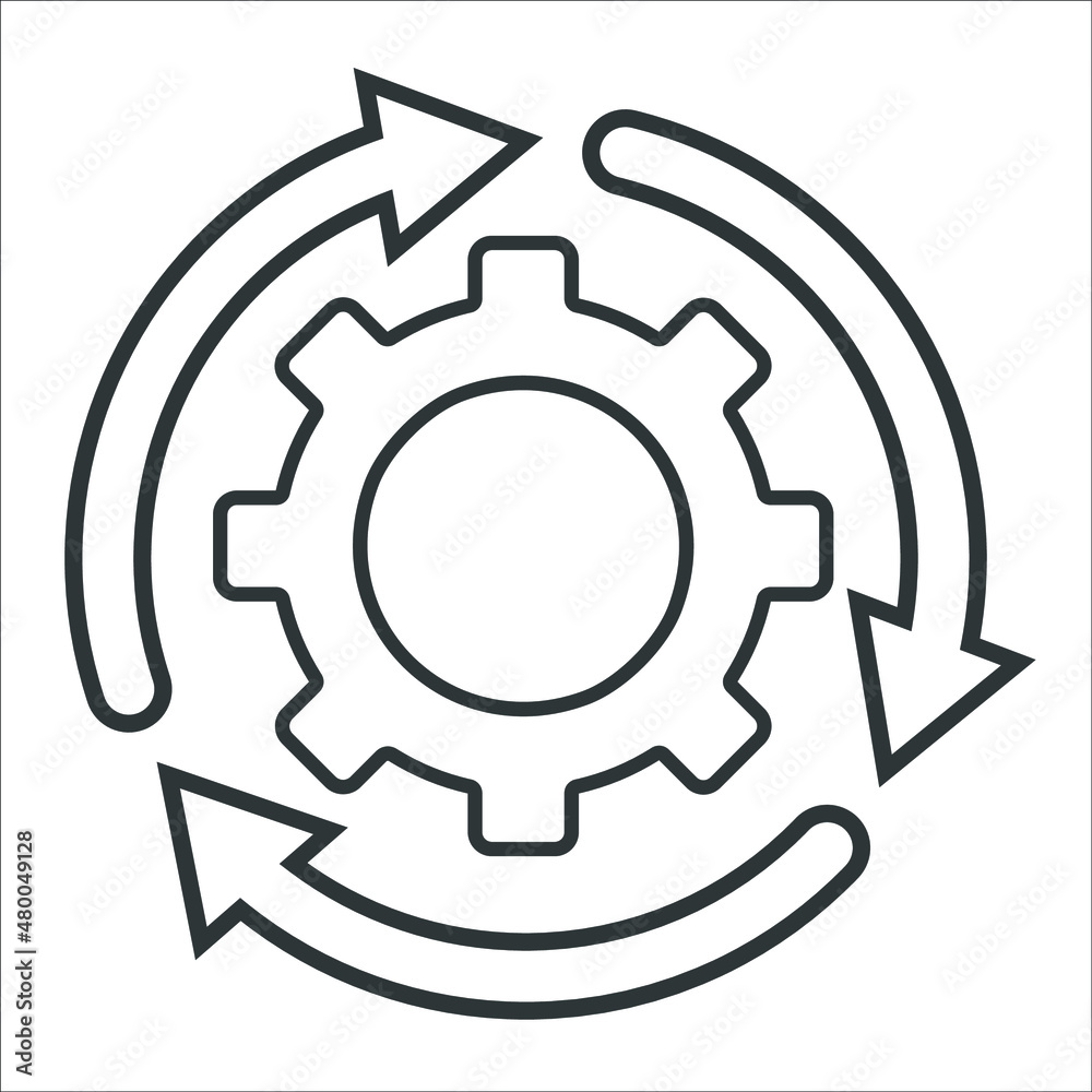 settings icon isolated vector illustration. EPS 10 Vector settings icon isolated vector illustration. EPS 10 Vector