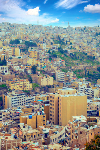 Fototapeta Naklejka Na Ścianę i Meble -  Aerial view of Amman
