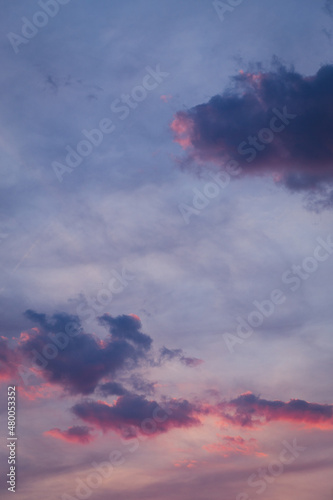 Sunset Purple Clouds