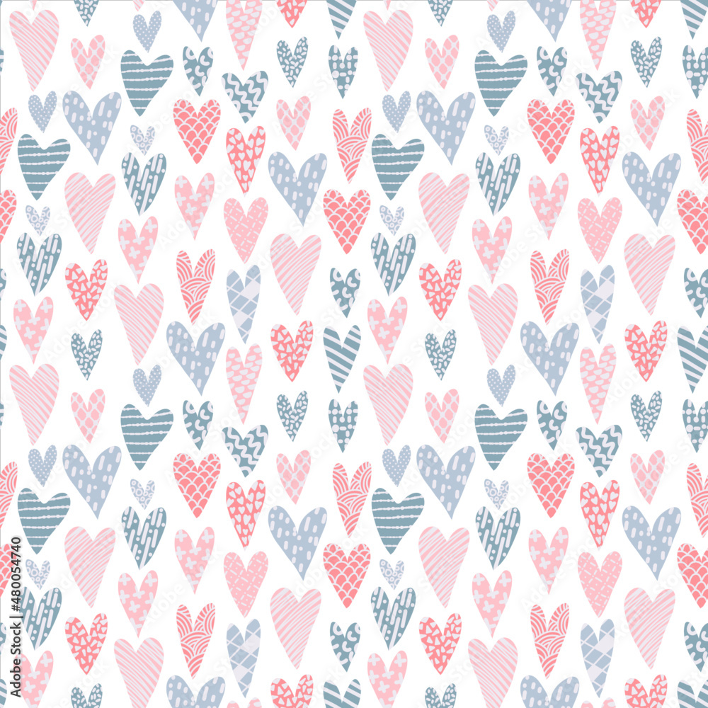 simple cute pattern with hearts for valentine's day, birthday, wedding. for decoration, fabric and packaging simple cute pattern with hearts for valentine's day, birthday, wedding. for decoration, fabric and packaging