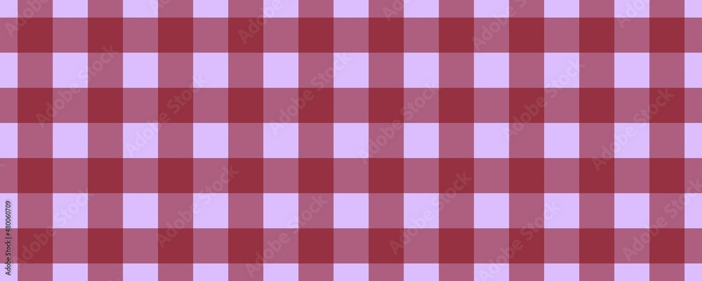 Banner, plaid pattern. Lavender on Maroon color. Tablecloth pattern. Texture. Seamless classic pattern background. Banner, plaid pattern. Lavender on Maroon color. Tablecloth pattern. Texture. Seamless classic pattern background.