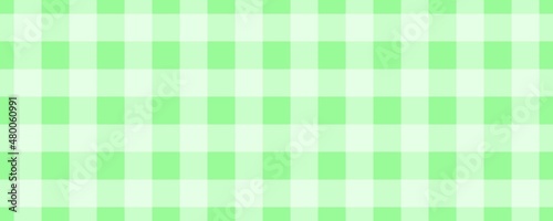 Banner, plaid pattern. Pale Green on White color. Tablecloth pattern. Texture. Seamless classic pattern background.