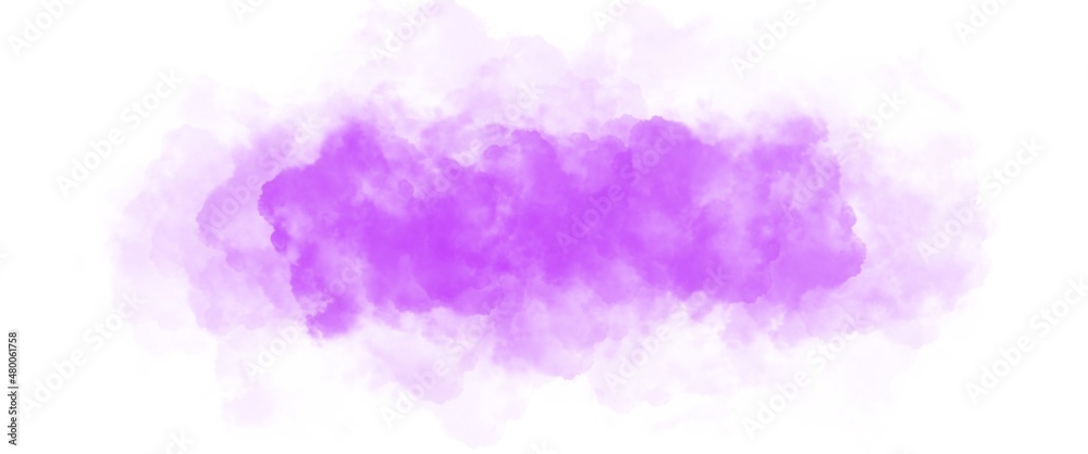 purple cloud on white background