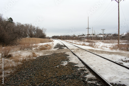 Winter Railway © Samuel