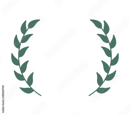 laurel wreath illustration