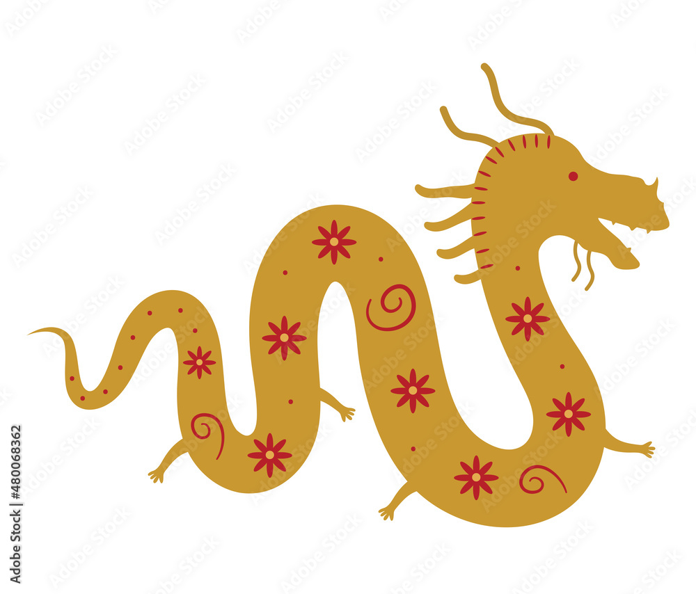 Naklejka premium chinese zodiac dragon