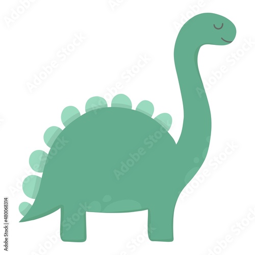 Cute dinosaur. Cartoon dinos, dinosaur colorful isolated character. Tyrannosaurus, triceratop, pterodactyl. Funny prehistoric animal, vector collection for kids