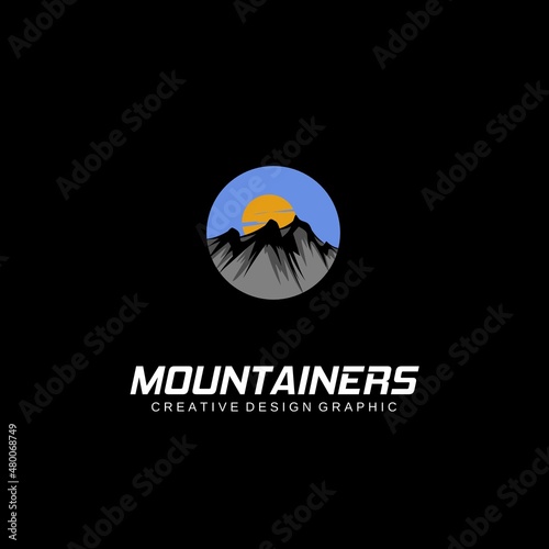 Great mountain logo vector design for any purpose related to mountains