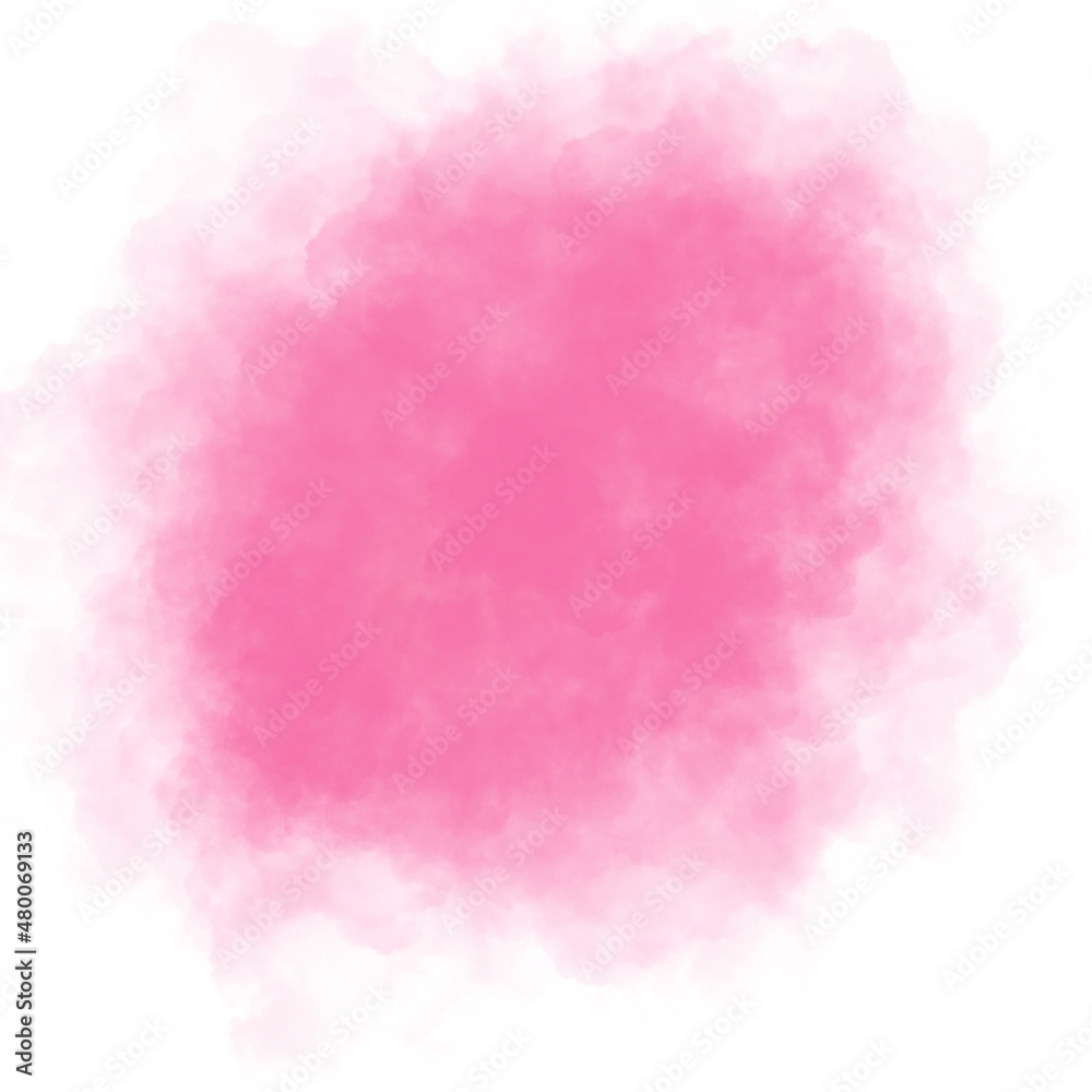Fototapeta premium Valentines pink Watercolor background. Warm colors. Digital abstract painting. Suitable for use as a backdrop.