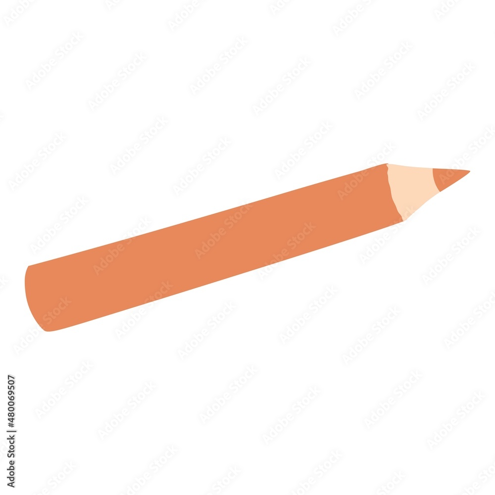 School pen falling down with different things. School pen fly, isolated School pen fall, vector concept School pen falling down with different things. School pen fly, isolated School pen fall, vector concept