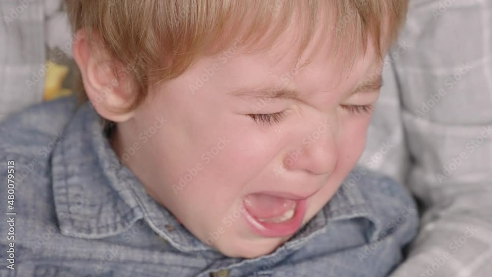 Toddler boy upset and crying. Toddler boy upset and crying.