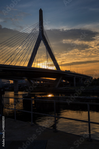 Zakim Bridge in Boston Massachusetts