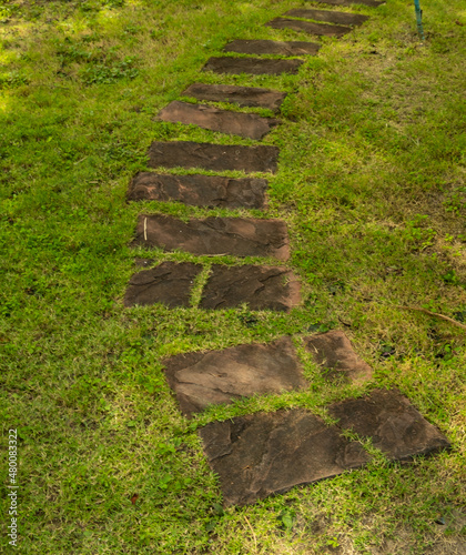 Sandstone walkway