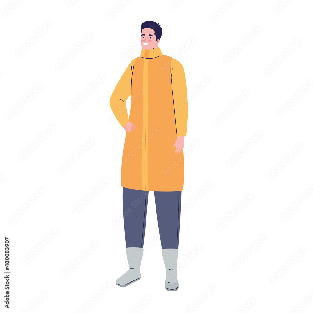 man with winter clothes man with winter clothes