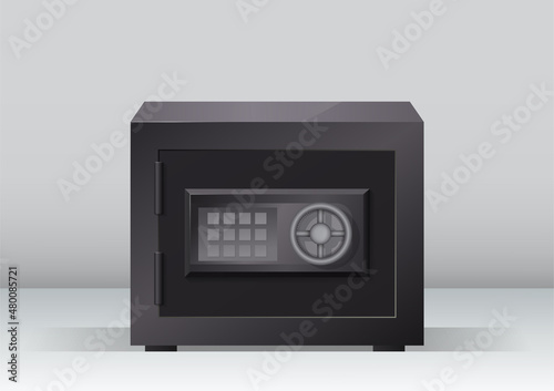 closed safe box