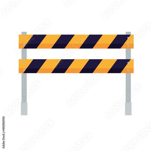 barricade fence signal