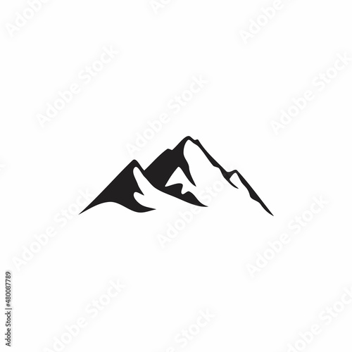 adventure mountain scape logo design