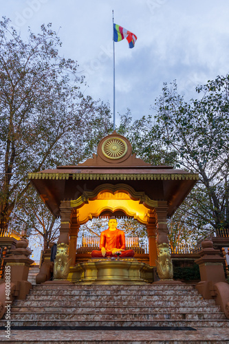 Buddha statue,  Kaduwela Mahamevnawa Buddhist Monastery photo