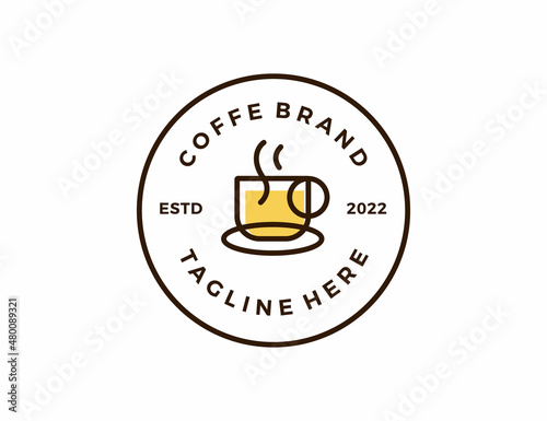 Coffee cup logo design