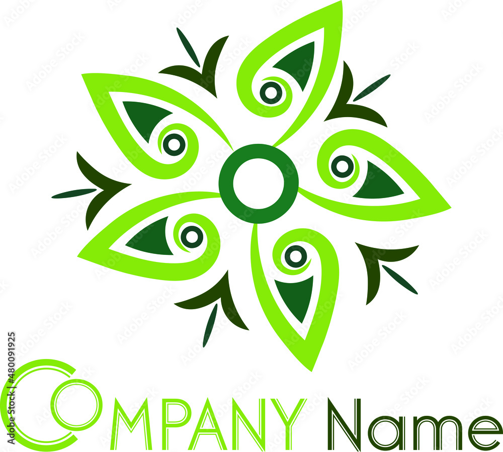 Nature Logo design for your business |Free Logo Design Stock Vector