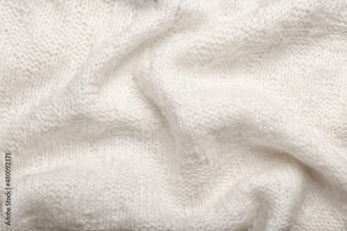 Light knitted crumpled fabr...