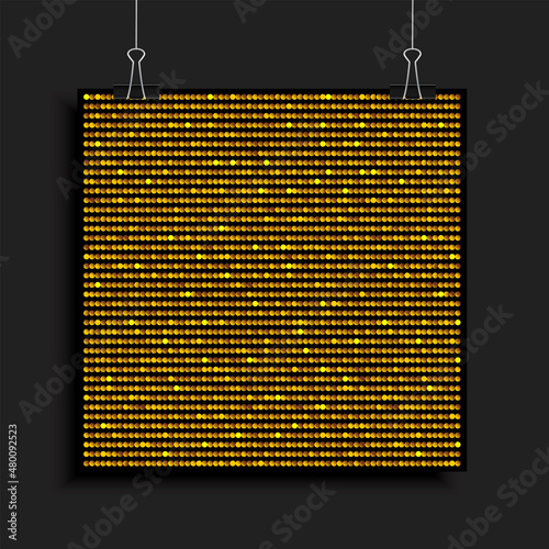 Template abstract gold sequin glitter or sparkle