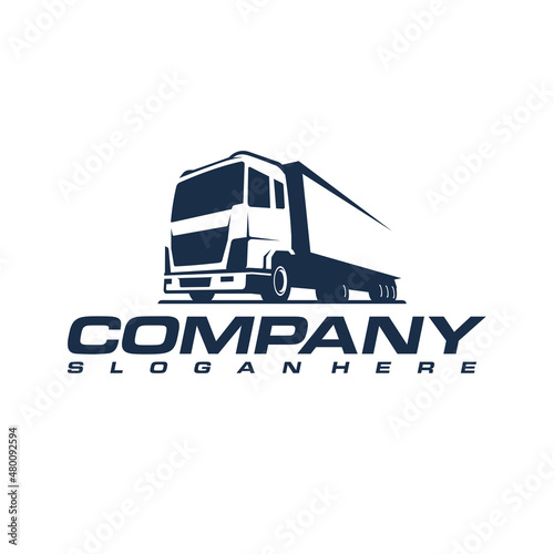 Trucking logo template