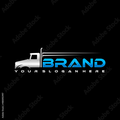 Trucking logo template
