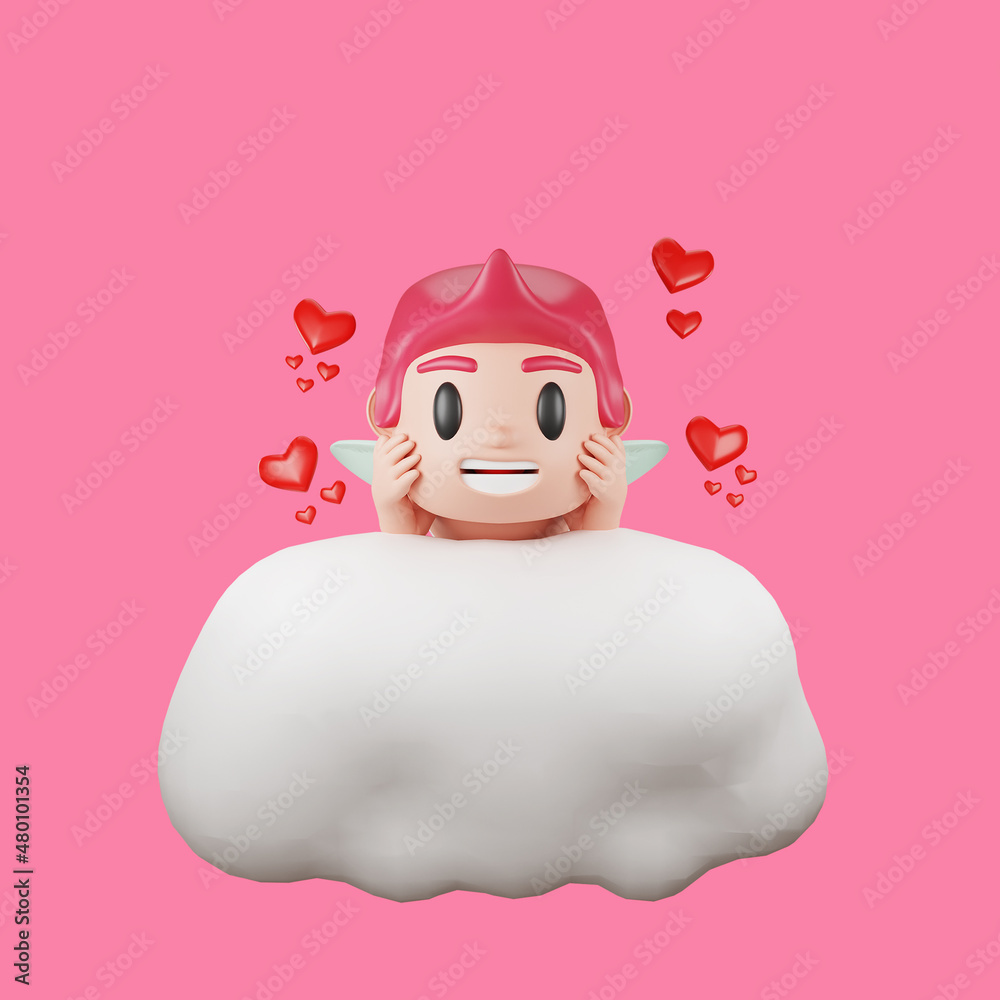 cupid character valentine's day concept cupid character valentine's day concept