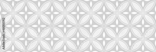 Seamless geometric ornamental pattern. Abstract background
