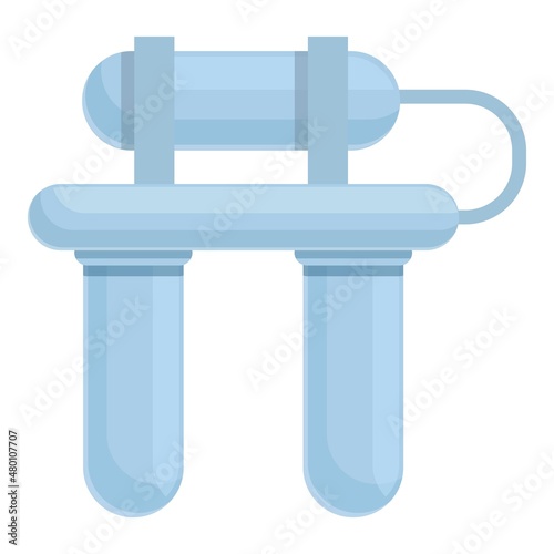 Home osmosis icon cartoon vector. Water system. Filter tank