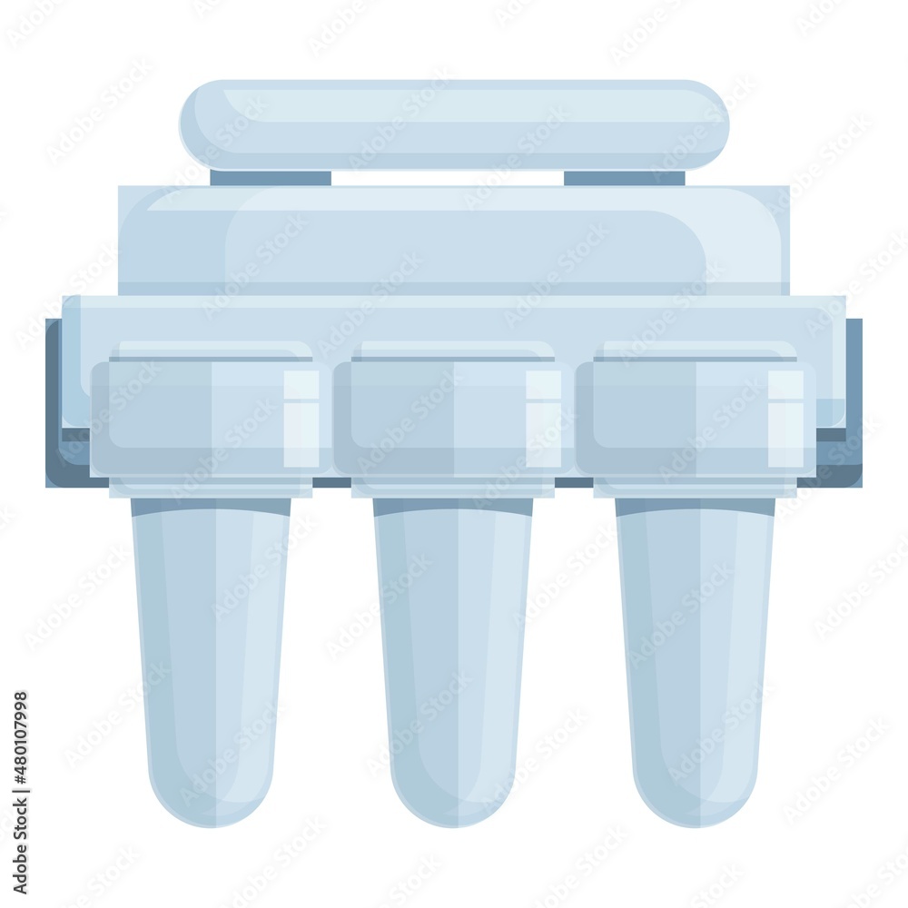 Osmosis technology icon cartoon vector. Water system. Tank home Osmosis technology icon cartoon vector. Water system. Tank home
