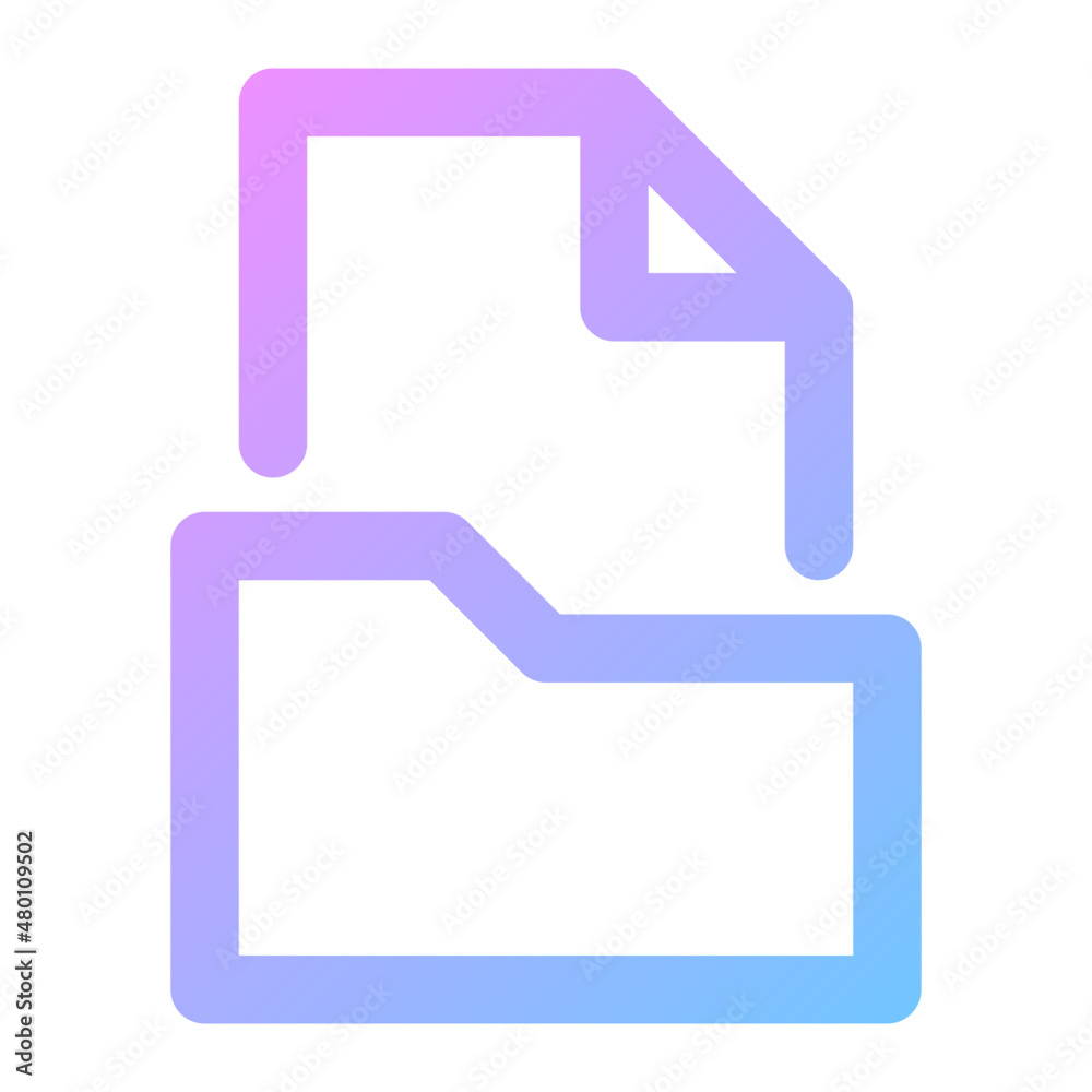 document gradient icon document gradient icon