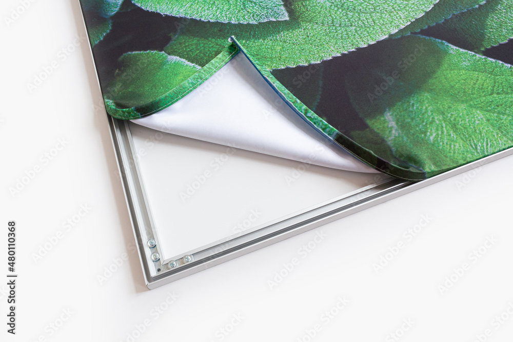 Picture frames for changing advertising.
