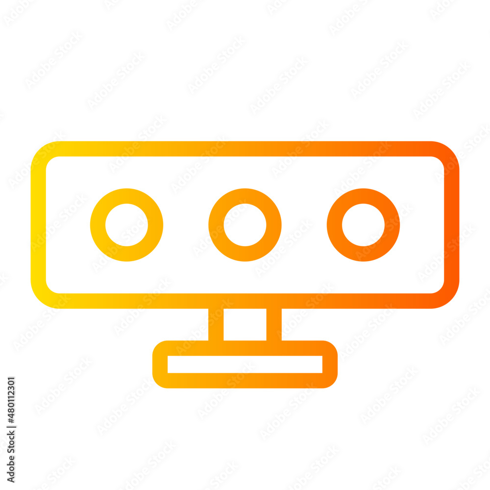 sensor gradient icon sensor gradient icon