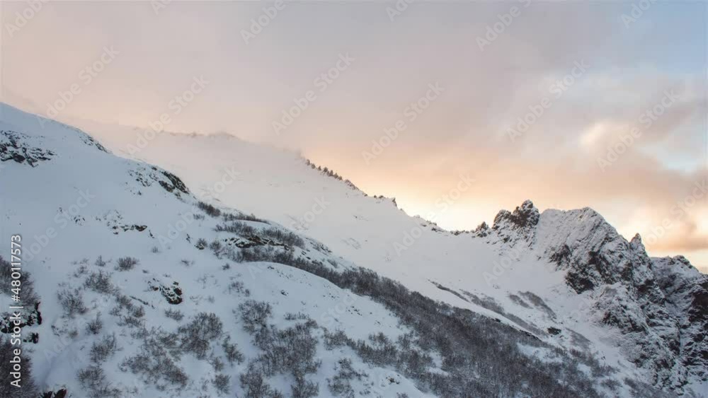 Time lapse detail framing the edge of Cerro Lopez with an amazing sunset in Bariloche, Argentina. Time lapse detail framing the edge of Cerro Lopez with an amazing sunset in Bariloche, Argentina.