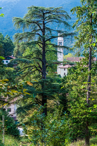 Polcenigo. Historic village of Friuli. Mainland Venetian atmospheres