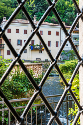 Polcenigo. Historic village of Friuli. Mainland Venetian atmospheres photo