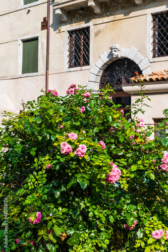 Polcenigo. Historic village of Friuli. Mainland Venetian atmospheres photo